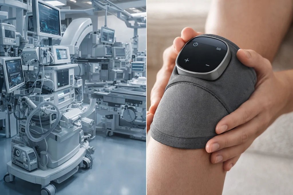 Da máquina de clínica à faixa para uso em casa